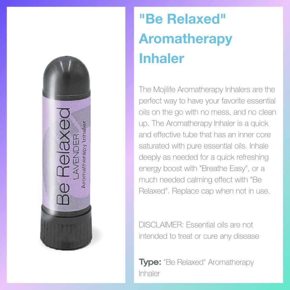 Aromatherapy Inhaler Stick = "Be Relaxed"