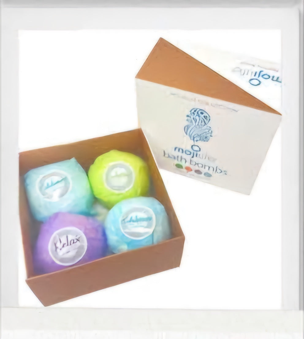 Bath Bomb 4-Pack Box Set