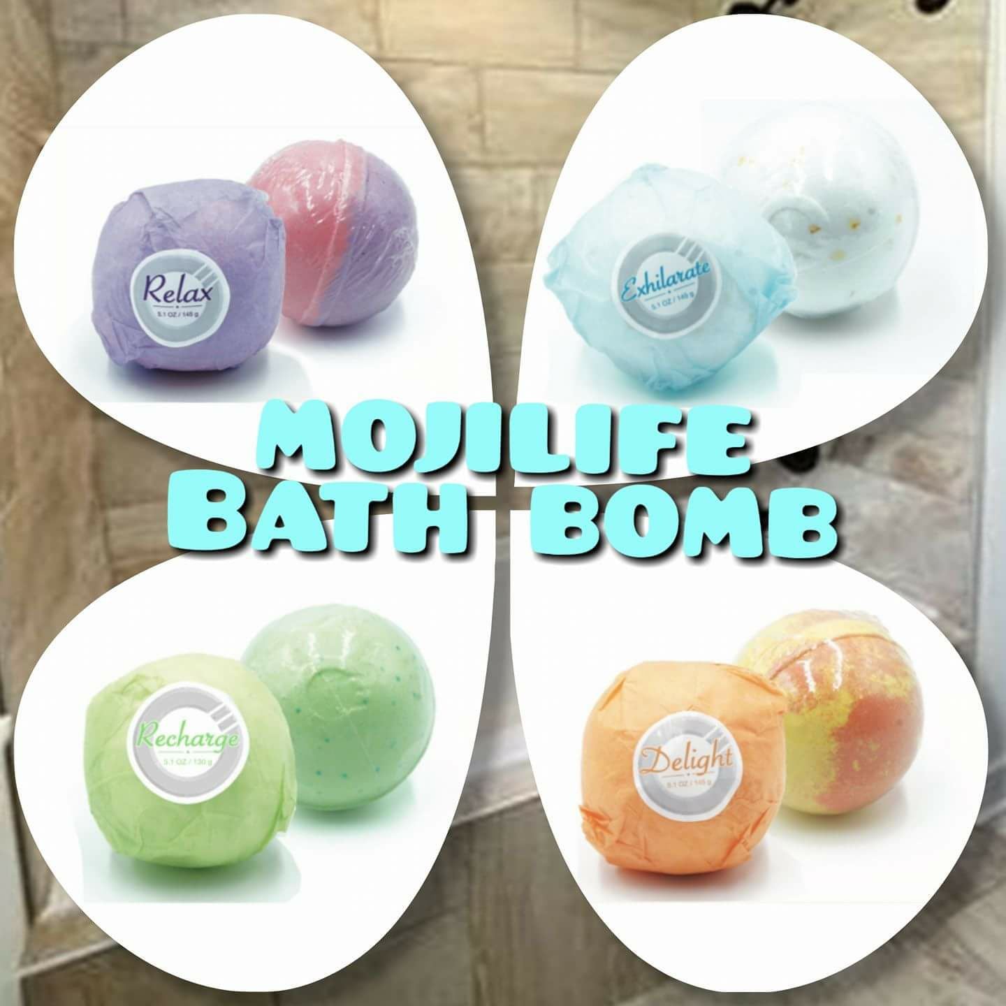 Bath Bomb 4-Pack Box Set